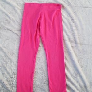 Girls pink leggings